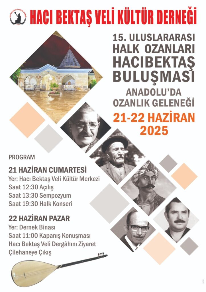 15.ULUSLARARASI HALK OZANLARI HACIBEKTAŞ BULUŞMASI ETKİNLİĞİ 2025