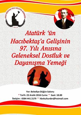 YIL SONU DOSTLUK VE DAYANIŞMA YEMEĞİ