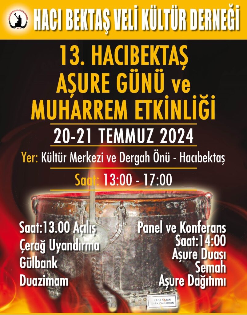 13.HACIBEKTAŞ AŞURE GÜNÜ VE MUHARREM ETKİNLİĞİ